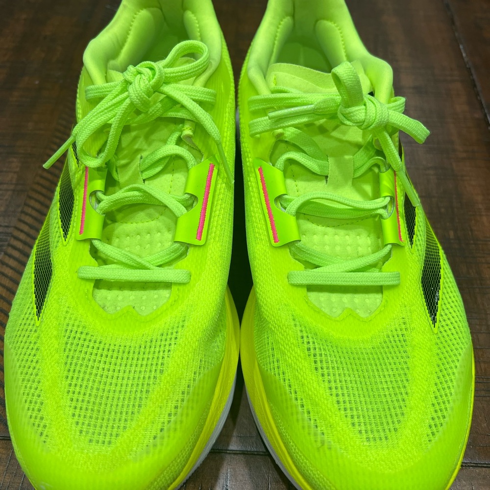Adidas duramo speed running light strike green athletic sneakers